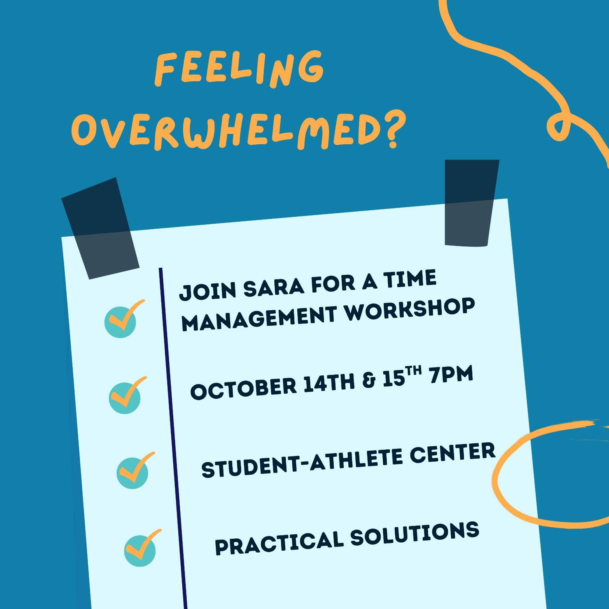 Time management event